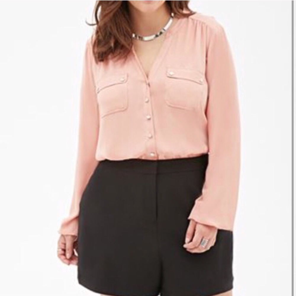 Forever 21+ Long Sleeve Jumpsuit